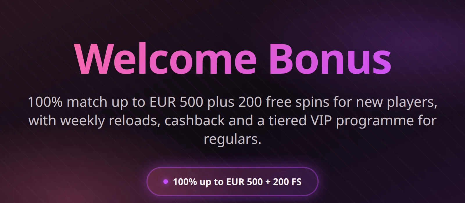 Magius Casino bonuses and promotions overview