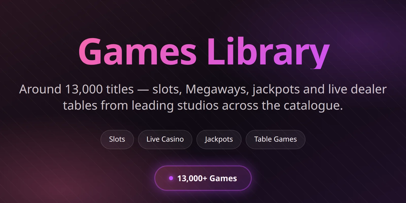 Magius games library overview